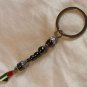 Handmade Unisex Palestine Mini Map beaded Fashion Keychain