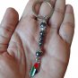 Handmade Unisex Palestine Mini Map beaded Fashion Keychain