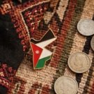 Jordanian Flag Map Enamel Pin / Brooch (4.5 cm x 2.5 cm) Jordanian Flag Map Enamel Pin / Brooch (4.5 cm x 2.5 cm)