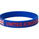 Bundle & Save Pcs Of (2) United Kingdom Flag Silicone Wristband Blue Bracelet. Bundle & Save Pcs Of (2) United Kingdom Flag Silicone Wristband Blue Bracelet.