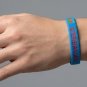 Bundle & Save Pcs Of (2) Azerbaijan Flag Silicone Wristband Blue Bracelet