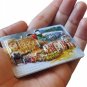 Kingdom Of Jordan Souvenir Embossed Magnet  Featuring Petra, and Jordanian Flag.