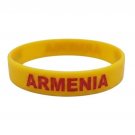 Bundle & Save Pcs Of (2) ARMENIA Flag Silicone Wristband Yellow Bracelet. Bundle & Save Pcs Of (2) ARMENIA Flag Silicone Wristband Yellow Bracelet.