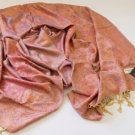 Elegant Artisan Pashmina-Style Shawl Wrap with Traditional Jacquard Patterns Elegant Artisan Pashmina-Style Shawl Wrap with Traditional Jacquard Patterns