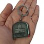 Palestine keychain map with Palestinian flag and handala return key