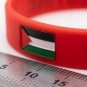 Bundle & Save Pcs Of  (2) Unisex Wristband &acirc;�� Palestine Flag Design &acirc;�� Red Rubber