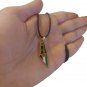 Palestine gold Metal Flag Map Pendant with 50cm black Leather&Acirc;&nbsp;Necklace