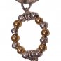Handmade Unisex Palestine coin Gold & Silver  beaded Fashion Keychain