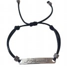 handmade Palestine Unisex adjustable فلسطينيword engraved leather rope bracelet