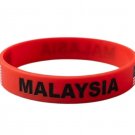 Bundle & Save Pcs Of (2) MALAYSIA Flag Silicone Wristband Red Bracelet. Bundle & Save Pcs Of (2) MALAYSIA Flag Silicone Wristband Red Bracelet.