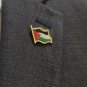 Set Of (2) Pcs Elegant Palestine Colored Flag Lapel Pin Brooch 2 x 2cm