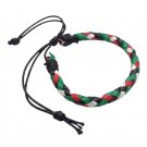 Bundle & Save (2) PCS OF Palestine MultiColor Braided Leather Cord Bracelet Bundle & Save (2) PCS OF Palestine MultiColor Braided Leather Cord Bracelet