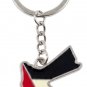 Jordan Map Flag Keychain – Metal Country Outline Keyring