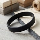 Six Pcs Of (Sleek Matte Black Silicone Wristband | Minimalist Unisex Bracelet). Six Pcs Of (Sleek Matte Black Silicone Wristband | Minimalist Unisex Bracelet).