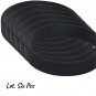 Six Pcs Of (Sleek Matte Black Silicone Wristband | Minimalist Unisex Bracelet).