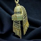 Palestine stainless steel Unisex Jerusalem design pendant 60 cm necklace