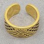 Desert Luxe Duo: Gold & Silver stainless steel Adjustable kofyia Rings