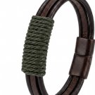Unisex Handmade Leather Cord Bracelet | Adjustable Wristband
