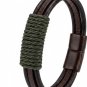 Unisex Handmade Leather Cord Bracelet | Adjustable Wristband