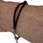 Palestine Unisex handmade Chamois black Rope gold frame map design bracelet