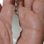 Land of Pride, Palestine MAP  Flag colored design Keychain