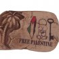 unique piece Fridge magnet Palestine handalah Palestine Map flag colored design