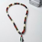 Handmade Palestinian Map Pendant Necklace with Multi-Colored fancy acrylic Beads Handmade Palestinian Map Pendant Necklace with Multi-Colored fancy acrylic Beads