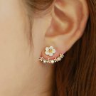 1Pair Fashion Women Crystal Rhinestone Ear Stud Daisy Flower Earrings Jewelry