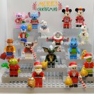 Toy Story Christmas Minifigures Set of 16 Woody Buzz Lightyear Grinch Sonic Kids Toy Birthday Gift