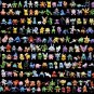 144 pcs Random 1 inch Pokemon Mini PVC Action Figures Pikachu Bulbasaur Toy Kids Gift party