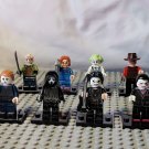 Halloween Horror Movie Minifigures Set of 8 Michael Myers Freddy Krueger Jason Voorhees Kids Toys