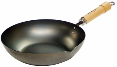 River Light Pan Tetsu Gokumi 30cm KIWAME IH compatible Made in Japan