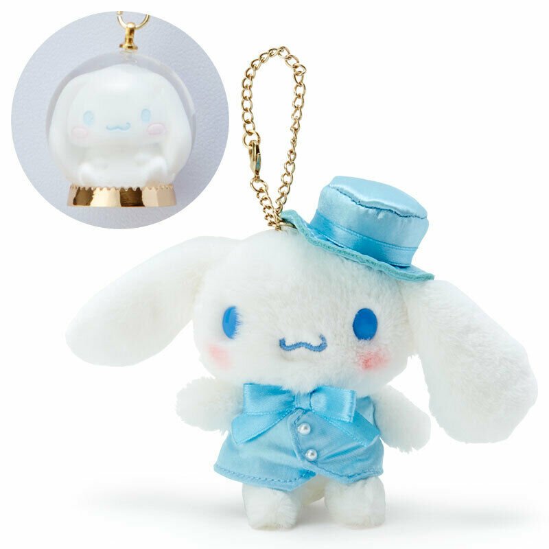 CInnamoroll Necklace & Mascot Charm 2pc Set Sanrio Official Japan w ...