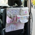 Hello Kitty Car Seat Back Seat Organizer Pocket Case Sanrio Japan w/Tracking #