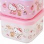 Hello Kitty Mini 2pc Small Size Bento Lunch Boxes Cases Sanrio Japan Tracking #