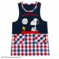 Snoopy Peanuts Orchid Apron Check Kawaii Goods