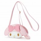 My Melody Face-shaped Pochette with Bore Charm Sanrio Japan Official Tracking #