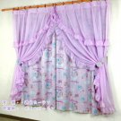 Little Twin Stars Kiki Lala 4pc Curtain Set 100×178cm Sanrio Japan w/Tracking #