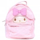 My Melody Face Mini Fur Backpack Pink Sanrio Japan Kawaii Goods w/ Tracking #
