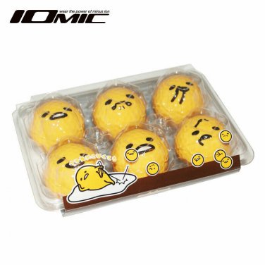 Gudetama Golf Ball 6 pcs Set Sanrio Japan Kawaii Goods w/ Tracking #