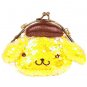 Pompompurin Gamaguchi Coin Case Sequin Sanrio w/Tracking #
