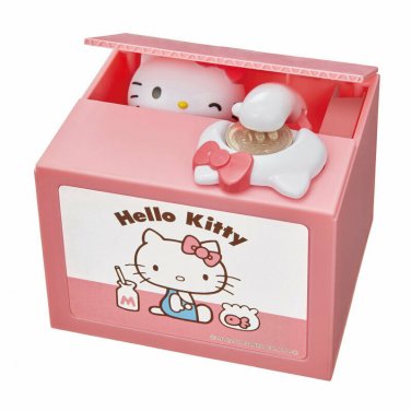 Hello Kitty Itazura Naughty Piggy Coin Bank Sanrio Japan Kawaii w/ Tracking #