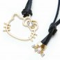 Hello Kitty Face Pendant HELLO KITTY PRECIOUS Black Sanrio Japan Official Track#