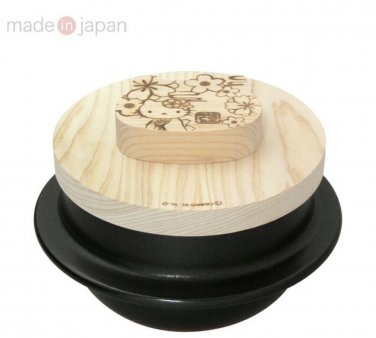 Hello Kitty Banko-yaki 1Cup Rice Cooker Cherry blossom Sanrio Japan w/Tracking#
