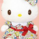 Hello Kitty Plush Stuffed Doll Liberty Ribbon Dress S Sanrio JP Official Track#