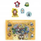 Only 1 Left Sanrio 90's Characters 45 pcs Stickers in a Card Case Sanrio Japan