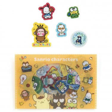 Only 1 Left Sanrio 90's Characters 45 pcs Stickers in a Card Case Sanrio Japan