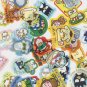 Only 1 Left Sanrio 90's Characters 45 pcs Stickers in a Card Case Sanrio Japan