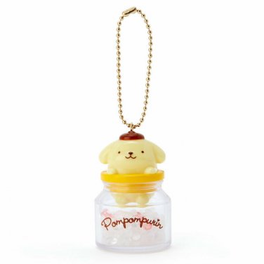 Pompompurin Fragrance Ball Key Chain Strap  Pineapple Sanrio Japan w/Tracking #