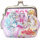 Only 2 Hugtto! Precure Gamaguchi Mini Coin Case Pink Key Chain Strap